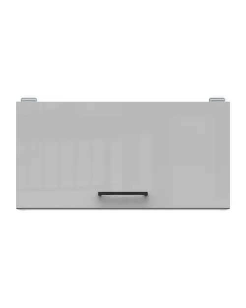 Szafka kuchenna górna Junona Line 60 cm uchylna jasnoszary połysk