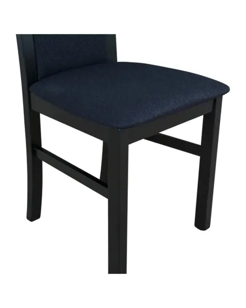 Upholstered chair Como black