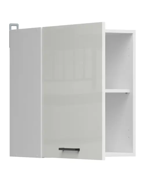 Szafka górna Junona Line 50 cm lewa/prawa kreda połysk