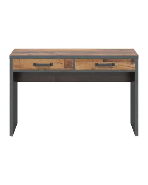 Escritorio Weston 120 cm con 2 cajones pino old style