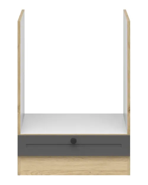 Armario de cocina para horno empotrado Junona Line 60 cm roble bernstein/grafito