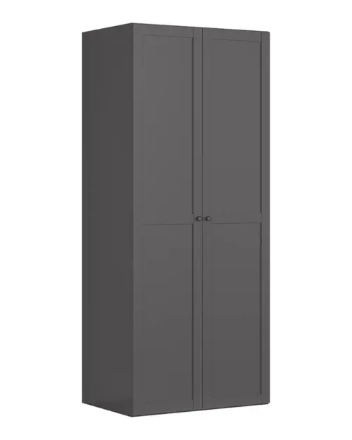 Two-door wardrobe Flex 100 cm graphite