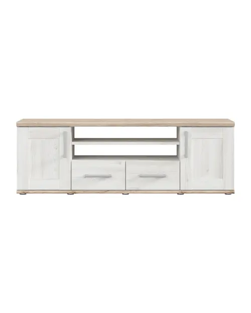 Mueble TV Romance 152 cm con 2 puertas y 2 cajones alerce sibiu claro
