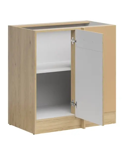 Armario de cocina inferior de esquina Junona Line derecho roble bernstein para rincón 100x60 cm
