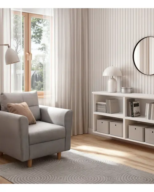 Estantería System 64 con estante blanca