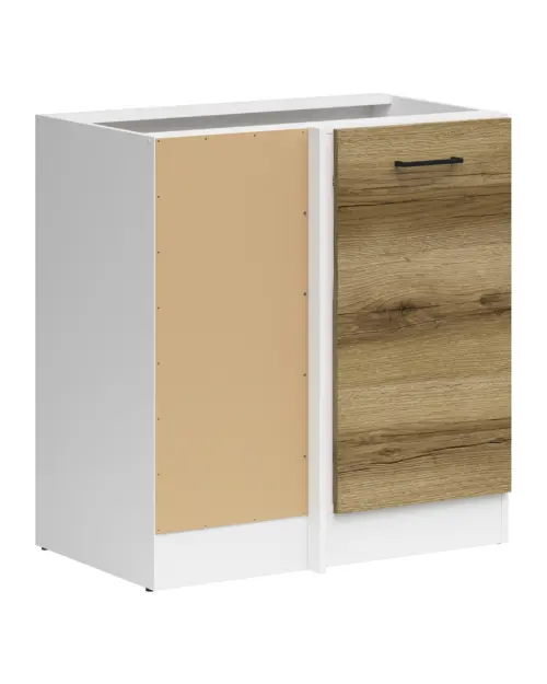 Armario de cocina bajo de rincón Junona Line izquierdo sin encimera roble delano claro 100x60 cm