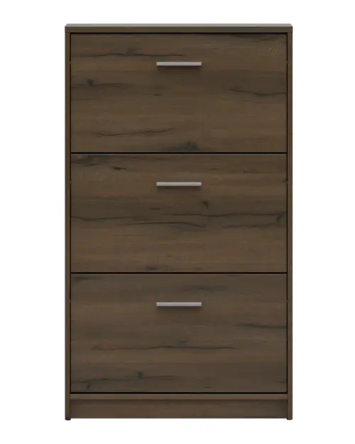 Zapatero Nepo Plus 70 cm con 3 puertas roble noble