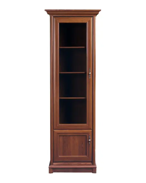 Vitrina Kent 71 cm de 2 puertas izquierda castaño