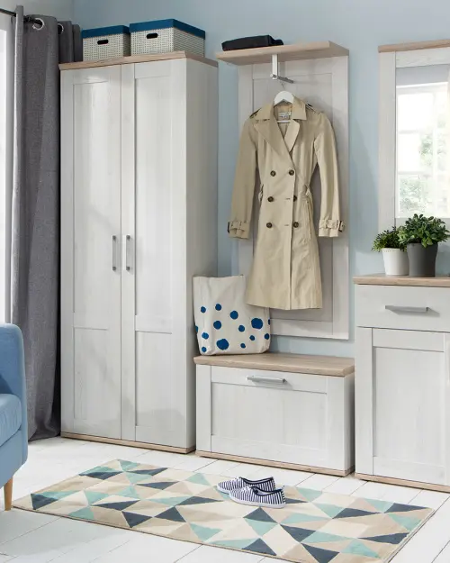 Cómoda Romance 96 cm con 2 puertas y 2 cajones alerce sibiu claro