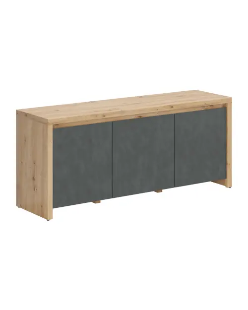 Mueble RTV  Larios 143 cm 3 puertas roble artisan/matera