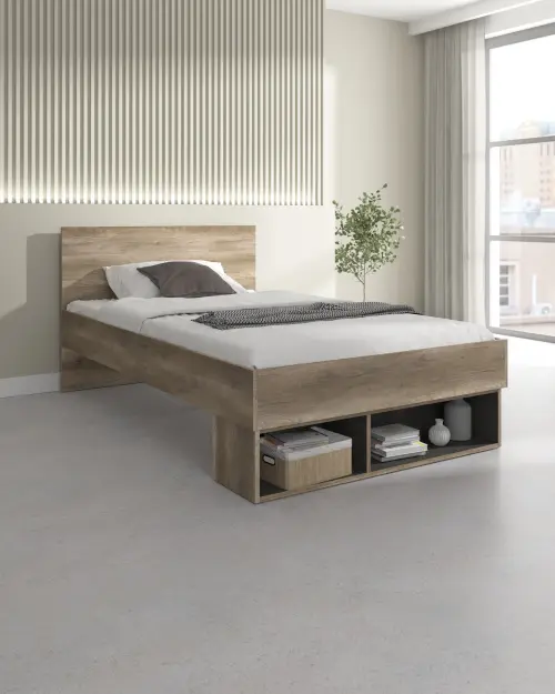 Cama Malcolm 120x200 roble canyon monument