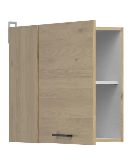 Szafka kuchenna górna Junona Line 50 cm z drzwiami lewymi/prawymi dąb bernstein