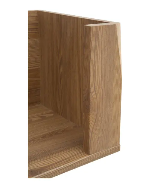 Estante de pared Bergen 156 cm alerce sibiu dorado