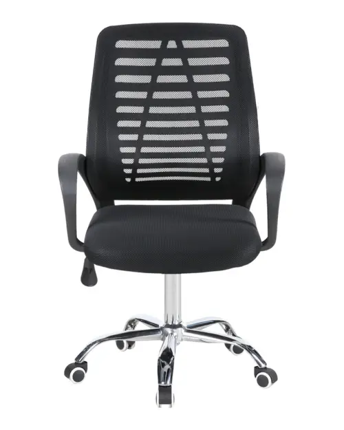 Silla giratoria Ned negra