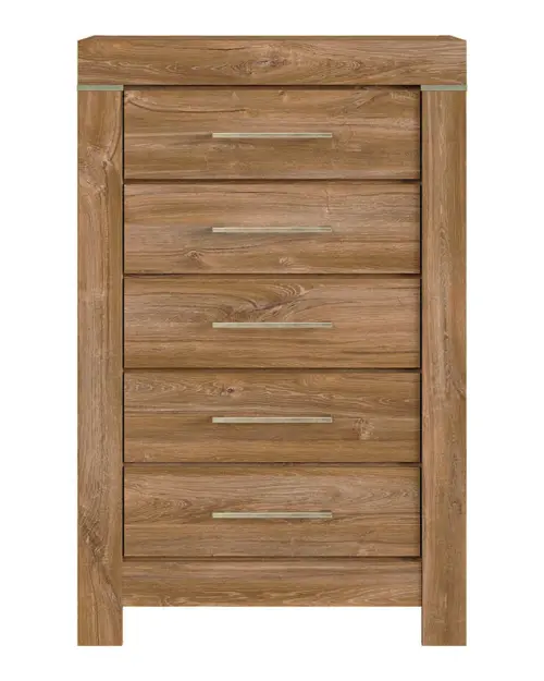 Cómoda Gent 70 cm con 5 cajones roble stirling