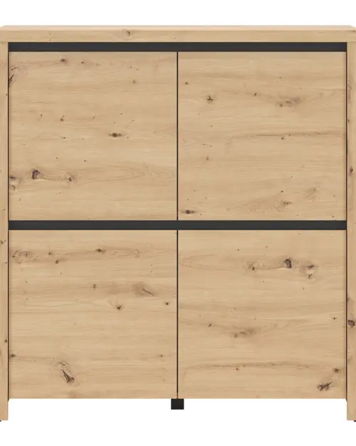 Armario Larios 105 cm de cuatro puertas roble artisan