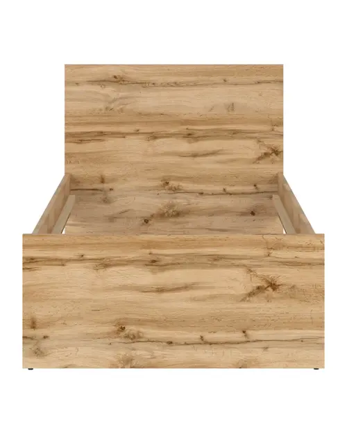 Cama Nuis 90x200 roble wotan