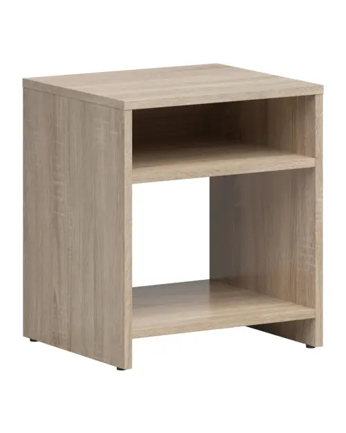 Mesita de noche Neno 40 cm con estante roble sonoma