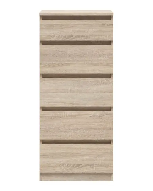 Cómoda Tetrix 50 cm con 5 cajones roble sonoma