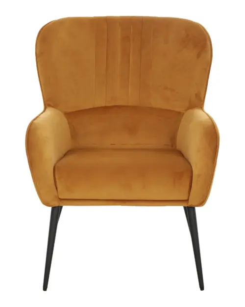 Sillón orejero Samon amarillo