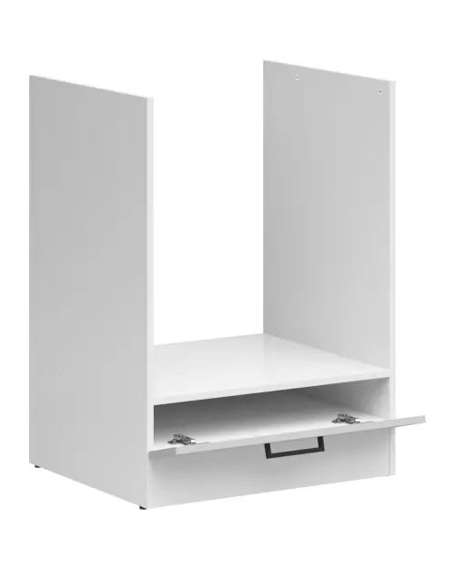 Mueble de cocina para horno encastrable Junona Line 60 cm gris claro brillo
