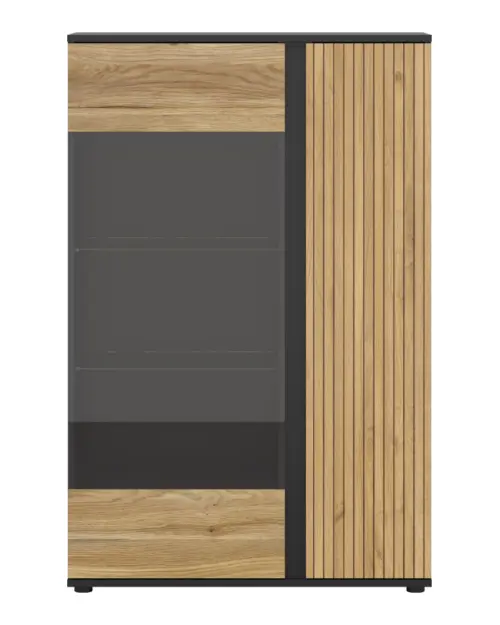 Vitrina Luen 95 cm roble tegola/roble mauvella