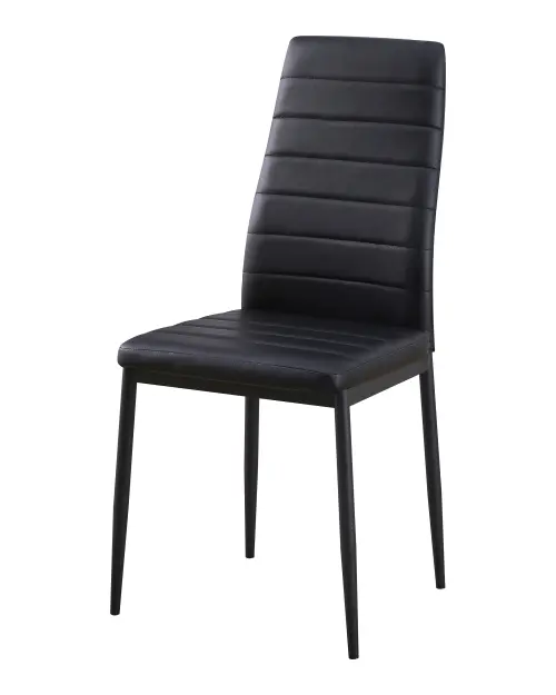 Стул мягкий Wani экокожа черный
