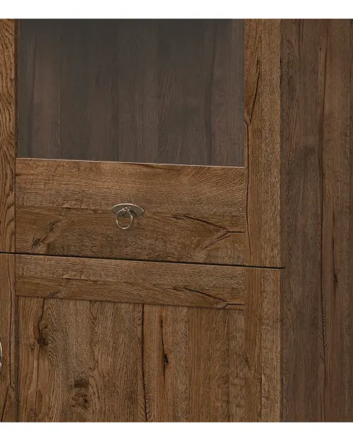 Vitrina Patras 63 cm con 2 puertas roble april