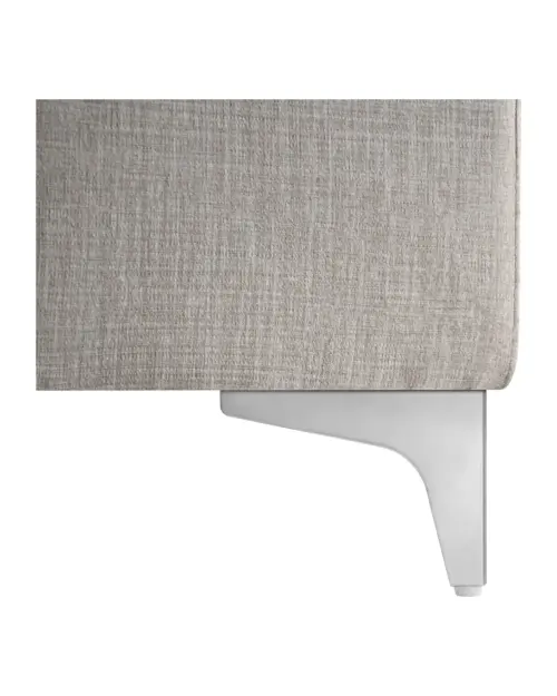 Sofá rinconero izquierdo Ariado convertible con contenedor de terciopelo beige