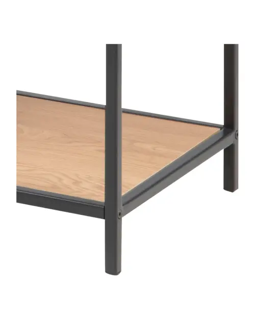 Estantería Seaford 114 cm con 4 estantes roble salvaje mate