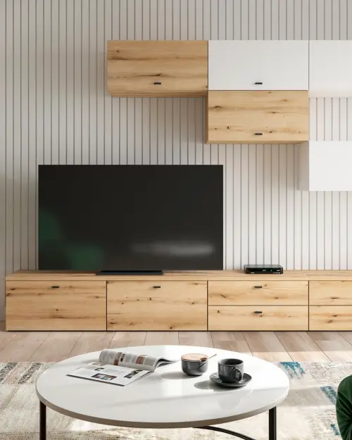 Cómoda System 64 con 2 cajones roble coast evoke