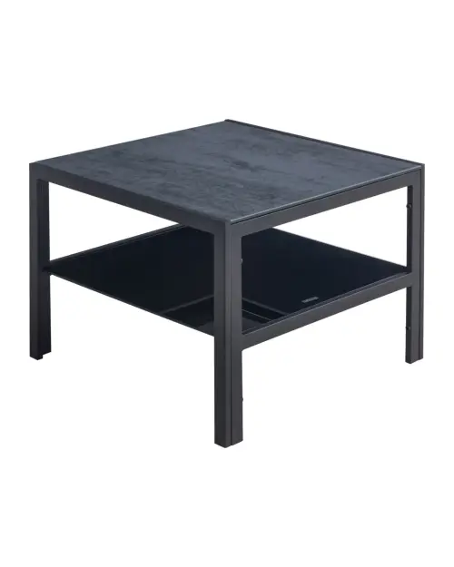Mesa cuadrada Force CT1928 60x60 negro-gris