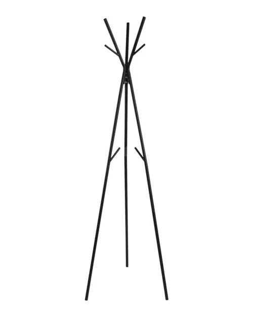 Perchero de pie Trio 50x171 cm negro