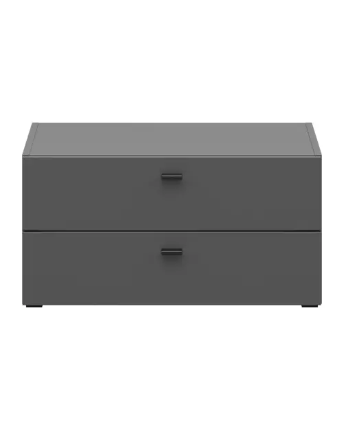 Cómoda System 64 con 2 cajones grafito