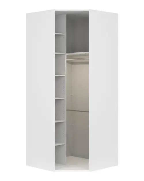 Armario de esquina Flex 103x103 cm blanco