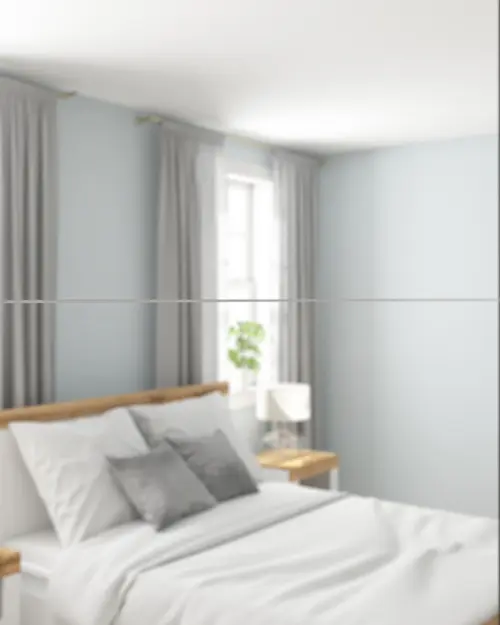 Armario de puertas correderas Tetrix 183 cm con espejo roble wotan