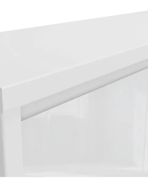 RTV cabinet Larios 143 cm with 3 doors white/white gloss