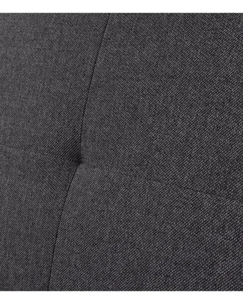 Maro three-seater sofa bed with storage, dark grey woven fabric