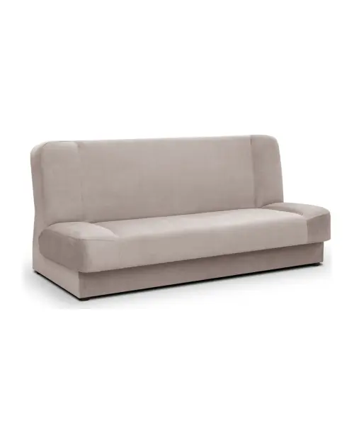 Three-seater sofa bed Lami with storage beige