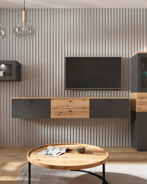 Encimera 190 cm para System 64 roble coast evoke