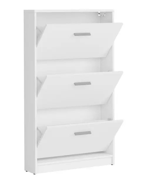 Zapatero Nepo Plus 70 cm con 3 puertas blanco
