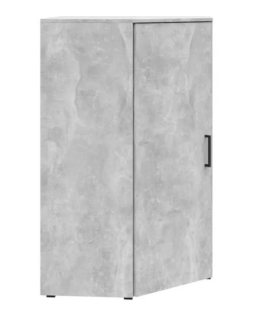 Estantería de esquina MultiDo 71,5x71,5 cm con puertas atelier claro