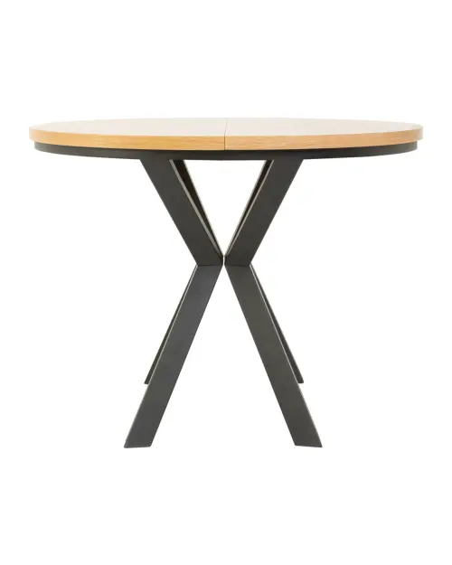 Extendable table Eland 100/150/200x100 natural oak veneer