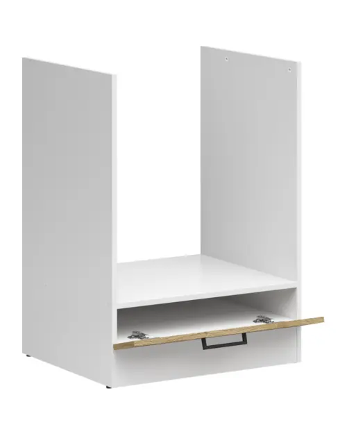 Mueble de cocina para horno encastrable Junona Line 60 cm sin encimera roble delano claro