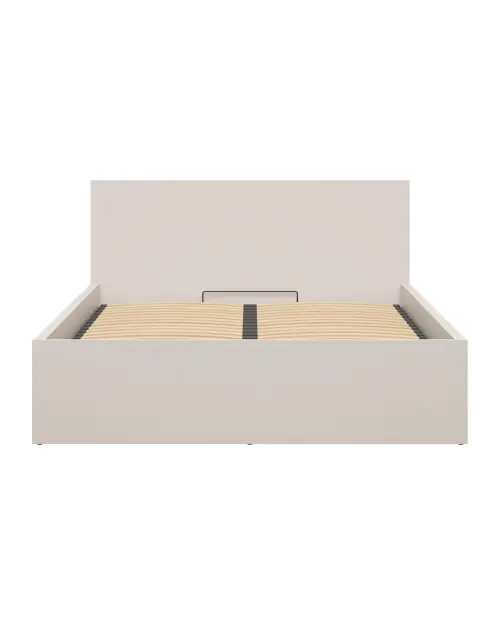 Cama Tetrix 160x200 con somier y contenedor cachemira