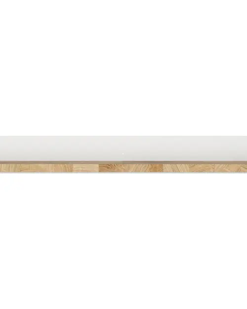 Estante de pared Alameda 147 cm blanco/ roble westminster