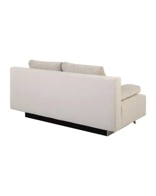Three-seater sofa bed Leon with storage beige