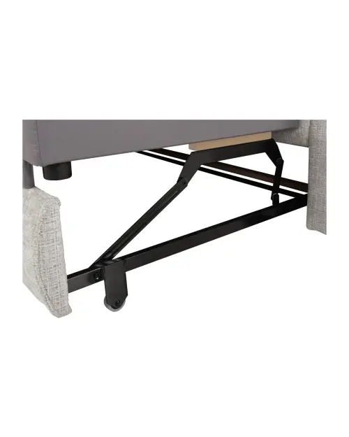 Sofá rinconera izquierda Aguda convertible con arcón beige