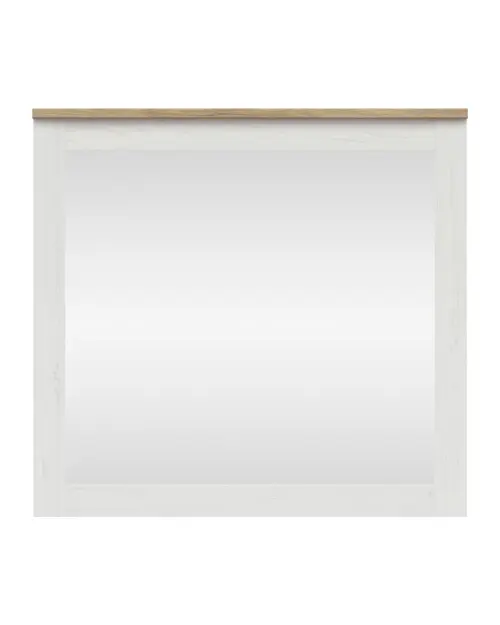 Espejo de pared Loksa 90,5x96 cm blanco