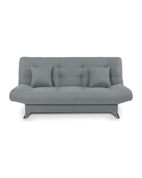 Трехместный раскладной диван Viola с ящиком серый